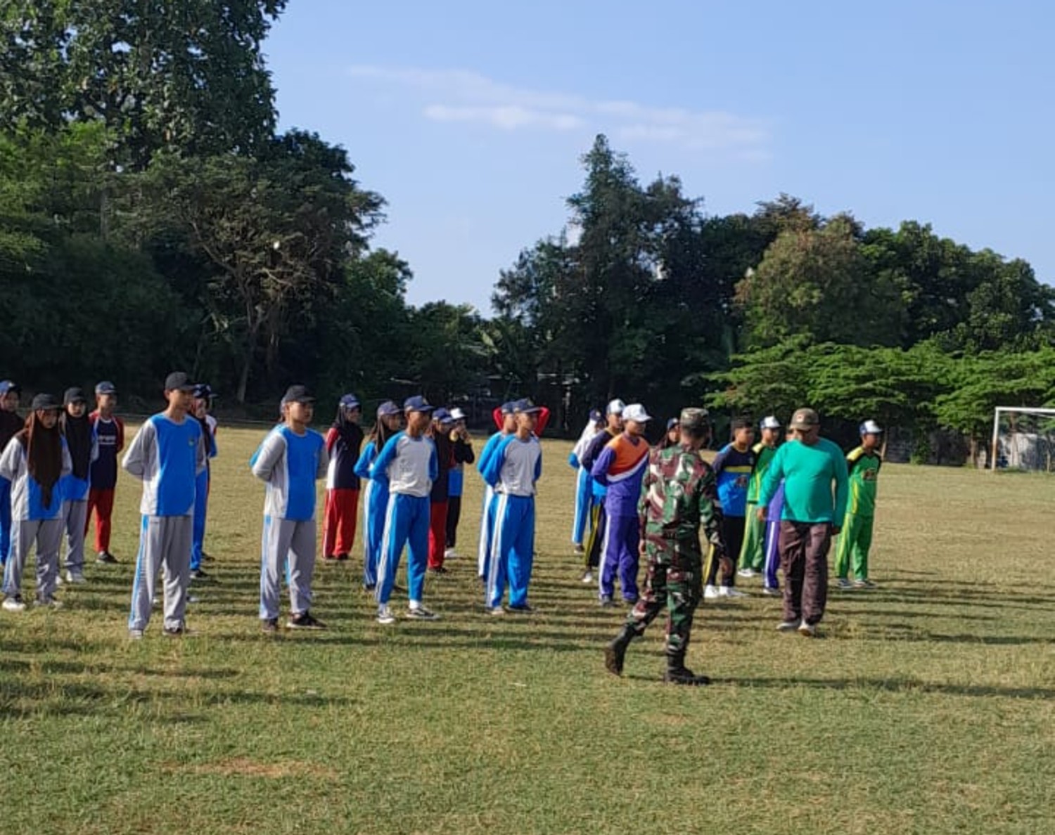 Seleksi Pasukan Pengibar Bendera Kecamatan Sumbersuko Berjalan Lancar