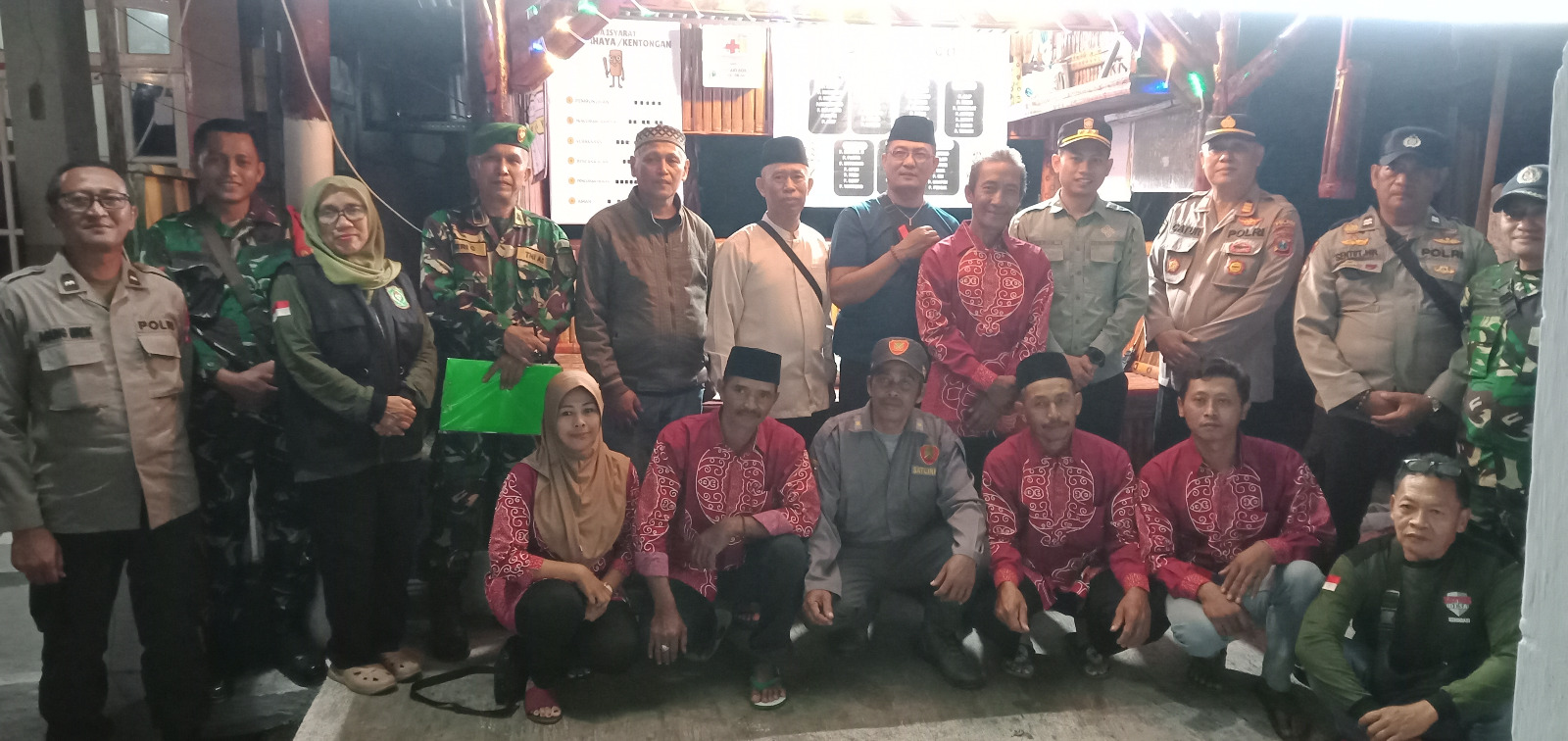 Tiga Pilar Kecamatan Sumbersuko Lakukan Penilaian Lomba Siskamling dalam Rangka HUT RI ke-80