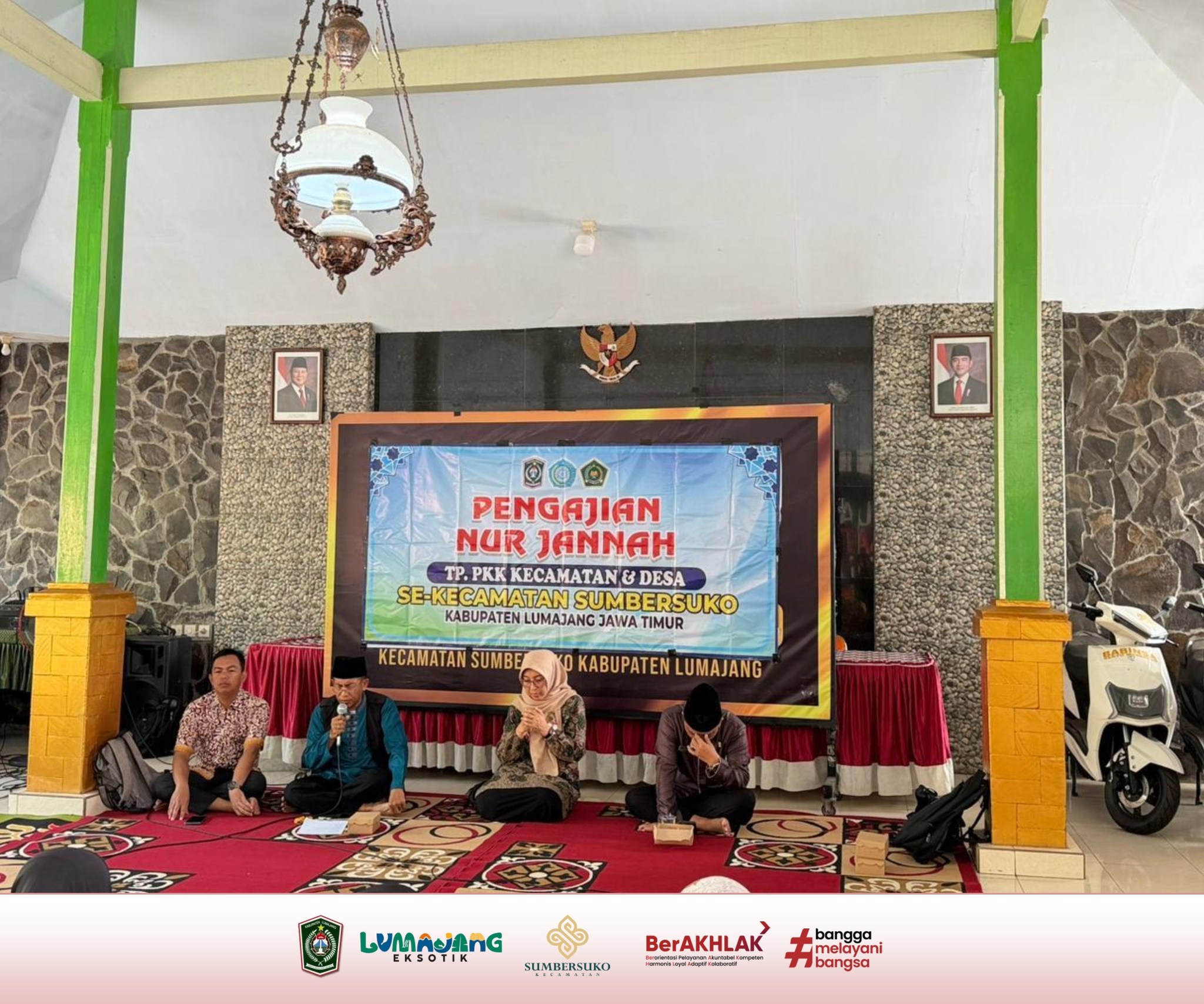 Pengajian Nur Jannah Dihadiri Langsung Oleh Camat Sumbersuko