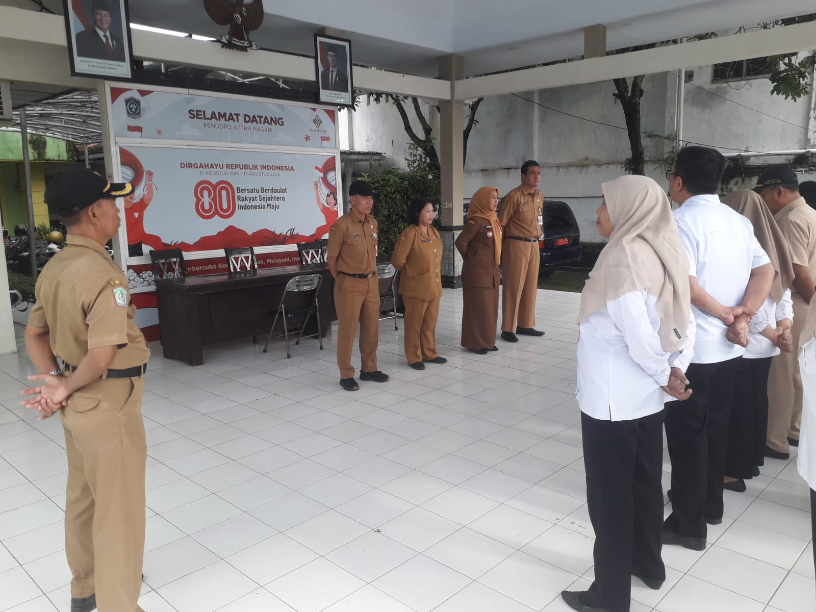 Apel Perdana Camat Sumbersuko Yang Baru