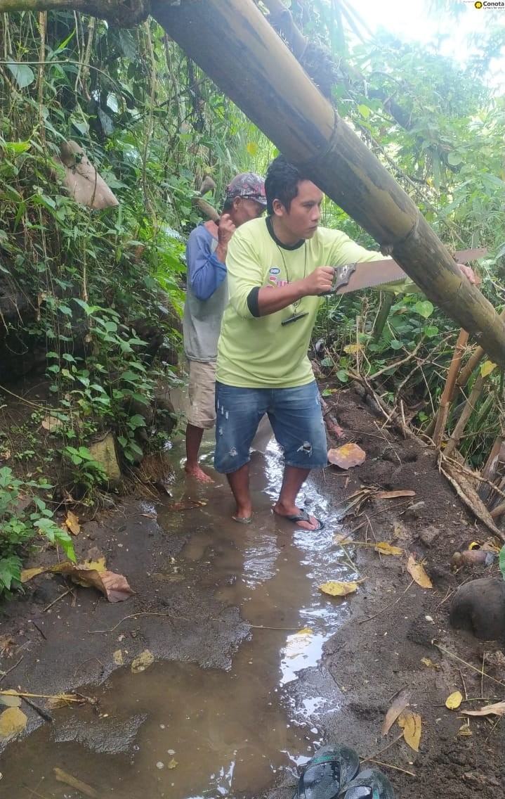 Jaga Kualitas Irigasi, Kelompok Tani Desa Sentul Laksanakan Kerja Bakti Rutin