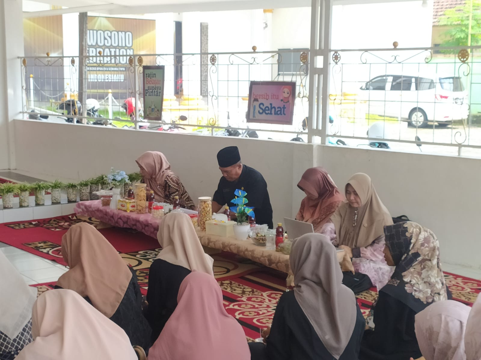 Plt. Kasi Pemberdayaan Hadiri Halal Bihalal HIMPAUDI di Desa Purwosono