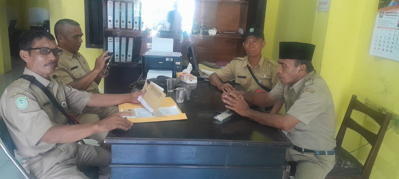 Koordinasi Pelaksanaan Tera Ulang Timbangan di Pasar Labruk Sumbersuko