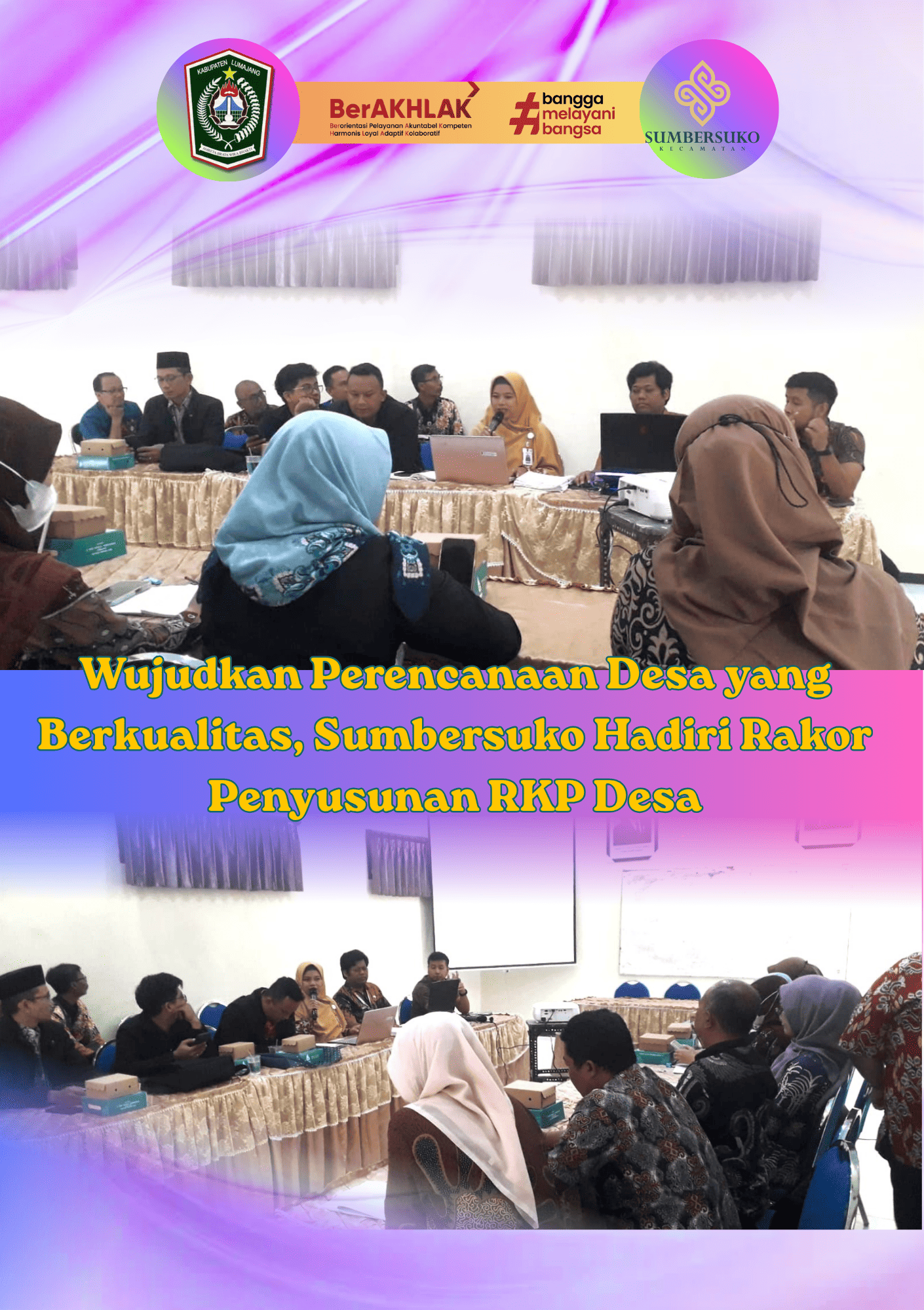 Wujudkan Perencanaan Desa yang Berkualitas, Sumbersuko Hadiri Rakor Penyusunan RKP Desa