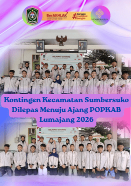 Kontingen Kecamatan Sumbersuko Resmi Dilepas Menuju Ajang POPKAB Lumajang 2026