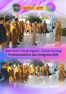 Camat Pimpin Apel Rutin, Dorong Profesionalisme dan Integritas ASN