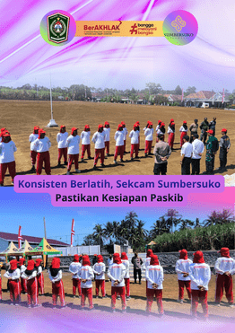 Konsisten Berlatih, Sekcam Sumbersuko Pantau dan Bimbing Latihan Paskib
